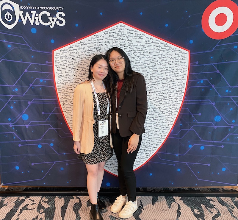 Picture at WICYS with Kaitlyn